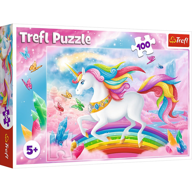 Puzzle Trefl jednorožec 100 dílků