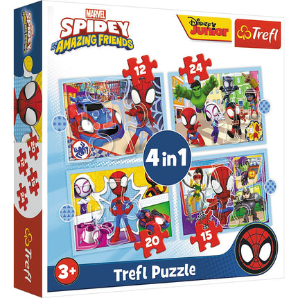 Puzzle Trefl Spider-Man sada 4 v 1 Spidey
