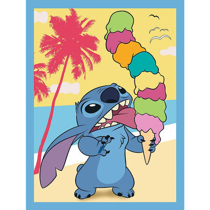 Puzzle Trefl Stitch sada 30+48+M24