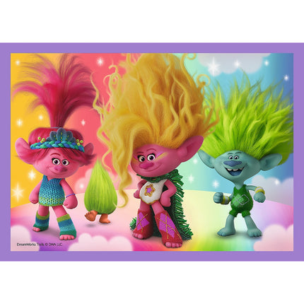 Trefl Trolls Puzzle 4-in-1 Set