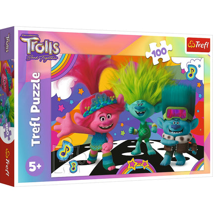 Puzzle Trefl Trolls 3 100 dílků
