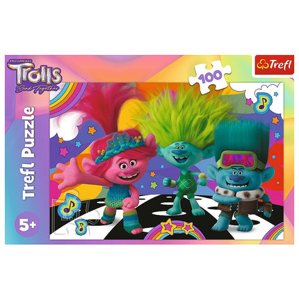 Puzzle Trefl Trolls 3 100 dílků