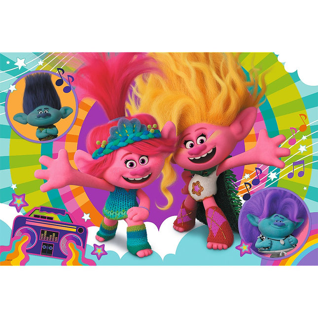 Super maxi puzzle Trefl Trolls 24 dílků