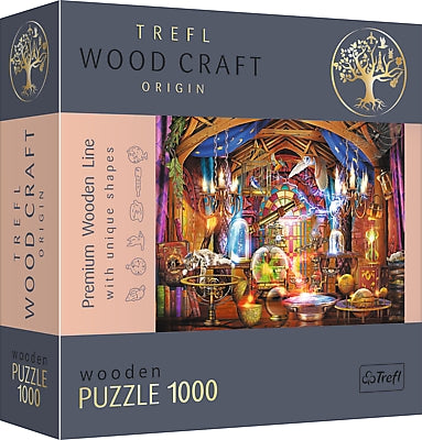 Dřevěné puzzle Trefl kouzelná komnata 1000 dílků