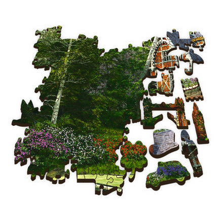 Dřevěné puzzle Trefl viktoriánský dům 1000 dílků