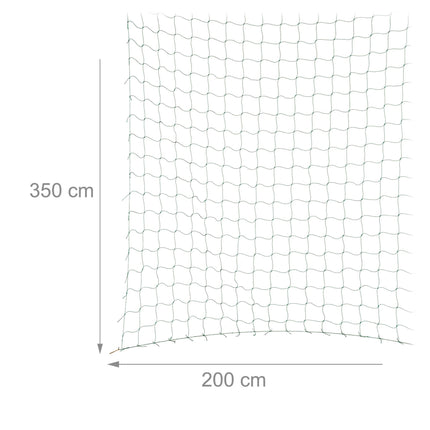 Síť na popínavé rostliny 200 x 350 cm, sada 4 ks