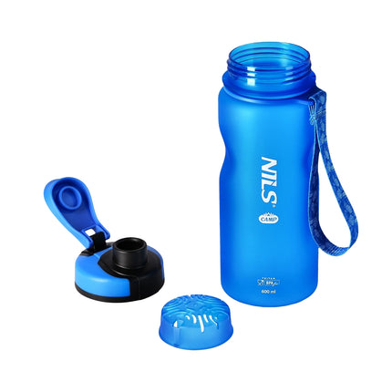 Láhev na vodu Tritan, 600 ml, modrá