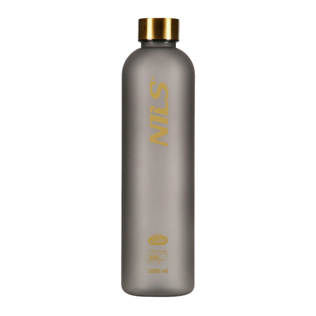 Tritan Waterfles, Grijs, 1000 ml