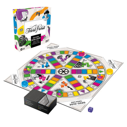 Desková hra Trivial Pursuit Dekády 2010 až 2020 (ve finštině)