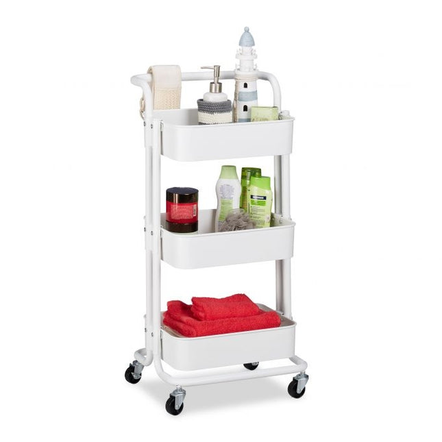 Trolley with 3 shelves