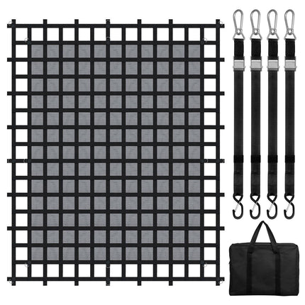 Truck Bed Cargo Net 120 x 105 in, 4 Adjustable Straps