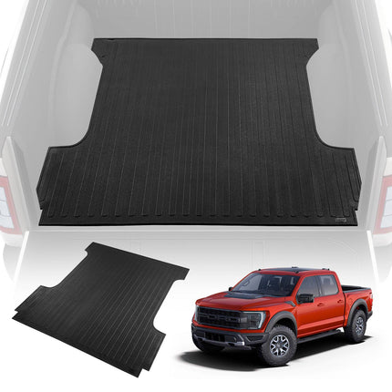 Truck Bed Mat for 2015-2023 F150 5.5 Ft, Non-Slip Rubber