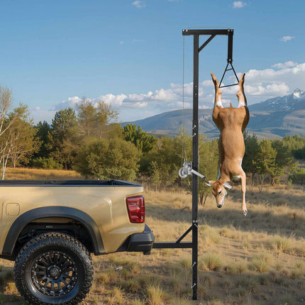 Truck Hitch Game Hoist, 400 lb, 2-Inch Receiver Winch