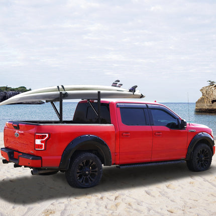 Truck Ladder Rack, 19–34 in Extendable, 250 lb Steel