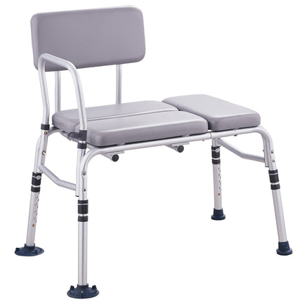 Tub Transfer Bench 500 lb, Padded Seat, Adjustable Height