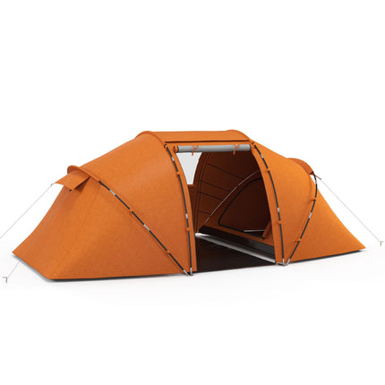 Tunelový stan pro 4-6 osob, voděodolný 2000mm, oranžový