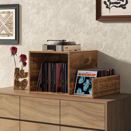Stojan na gramofon s el. zásuvkami, USB, pro 145 desek