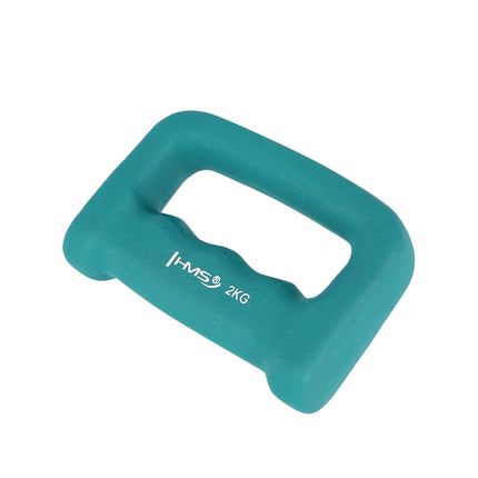 Neoprenová činka 2.0 kg, tyrkysová