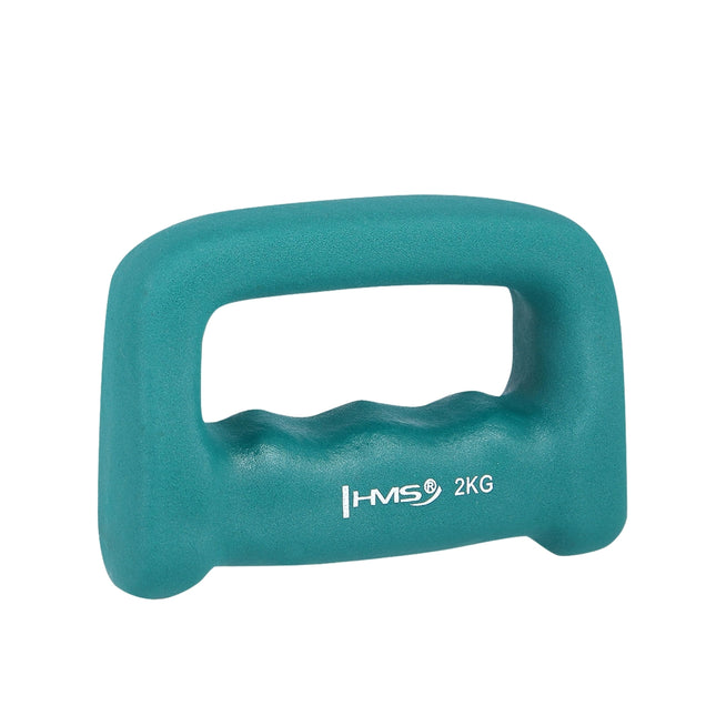 Neoprenová činka 2.0 kg, tyrkysová