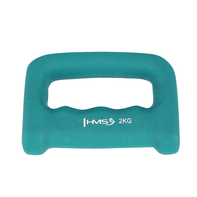 Neoprenová činka 2.0 kg, tyrkysová