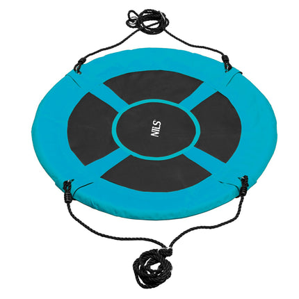 Turquoise Saucer Swing, Outdoor Kids Play Seat