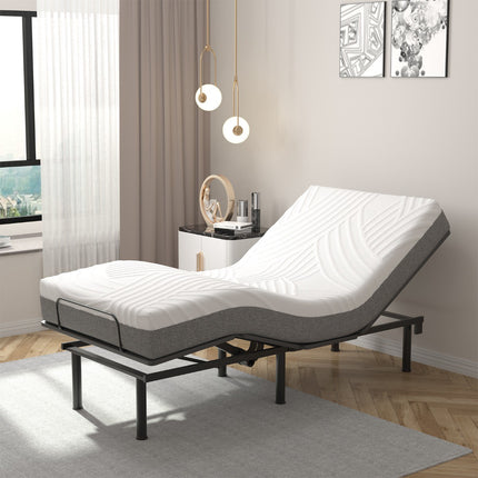 Nastavitelná matrace Twin XL, 20cm gelová paměťová pěna