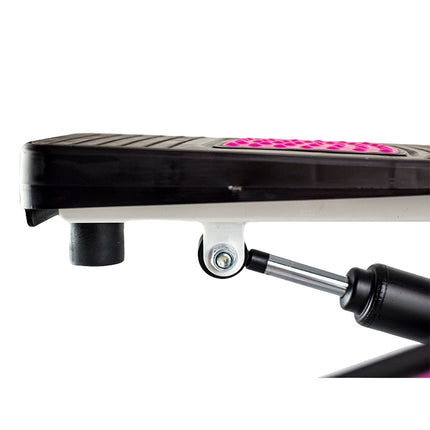 Twist stepper s lany, kompaktní cvičební vybavení, růžová