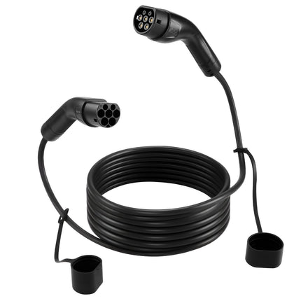 Type 2 EV Charger Extension Cable, 32A 10m, 22 kW
