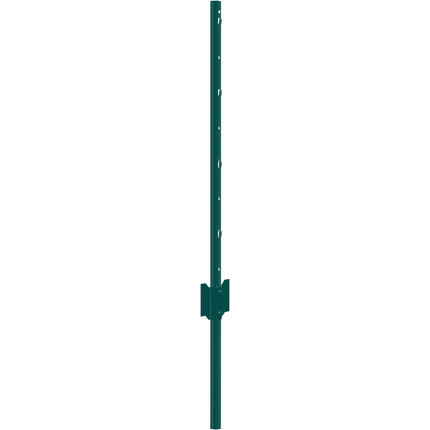 U-Channel Fence Posts, 3 ft Steel, 10-Pack, Green
