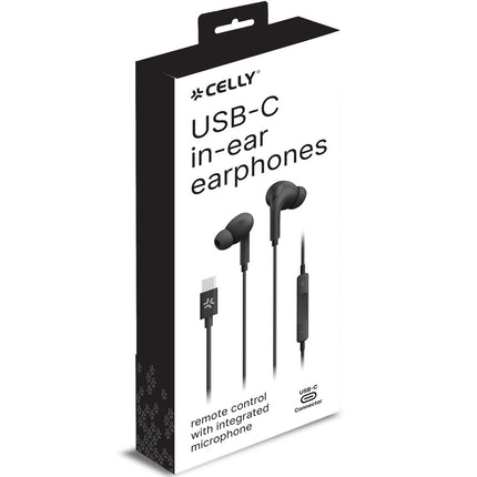 Stereo náhlavní souprava UP1200 do uší USB-C, černá