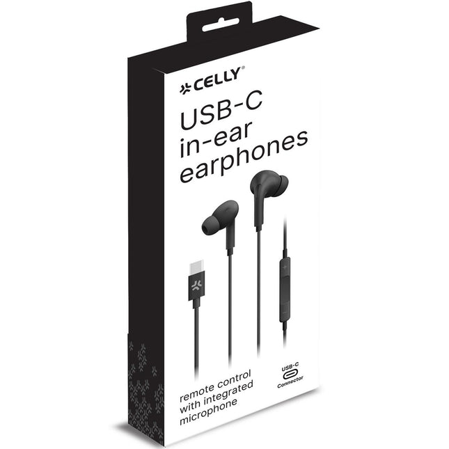 Stereo náhlavní souprava UP1200 do uší USB-C, černá