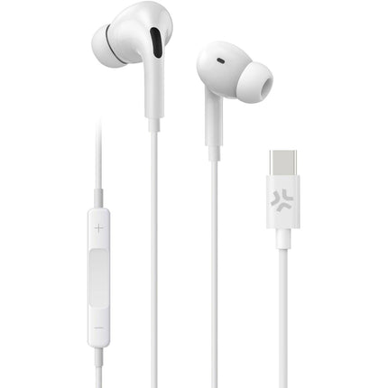 Stereo náhlavní souprava UP1200 do uší USB-C, bílá