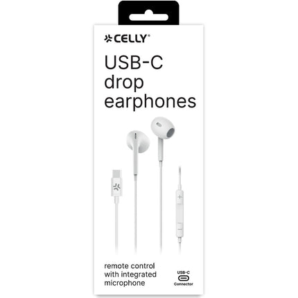 UP1300 Stereo-Headset Drop USB-C Weiß