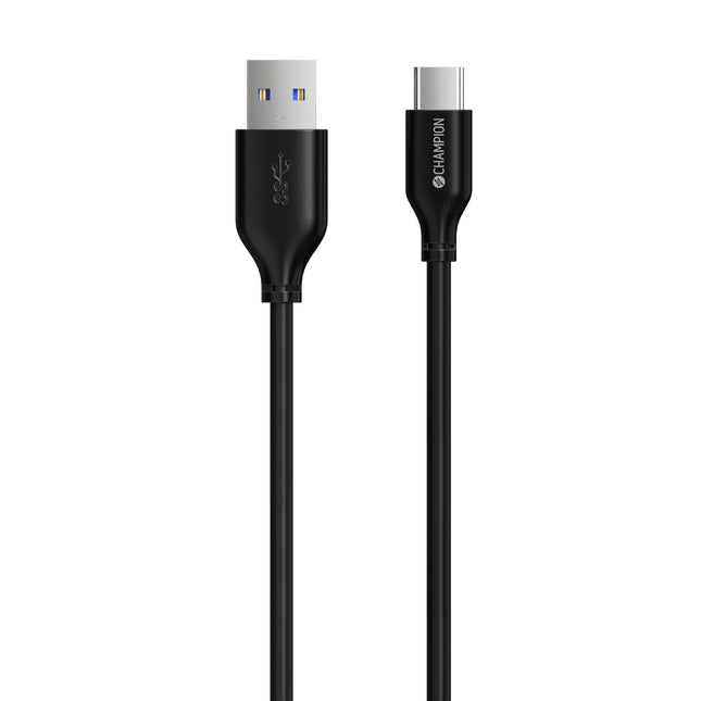 Kabel USB-A na USB-C 1m, černá