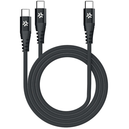 Kabel USB-C - 2x USB-C 100W PD 1.3m, černá