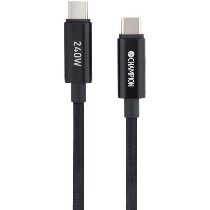 Kabel USB-C 240W, 2m, černá