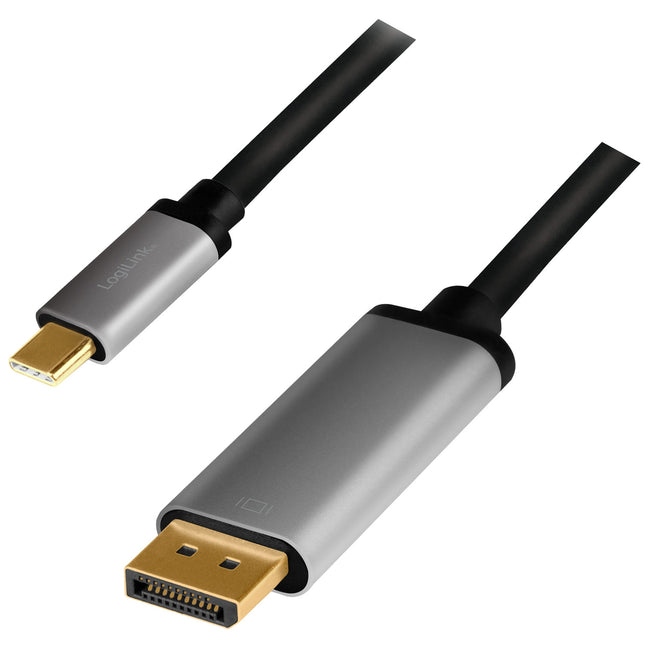 USB-C -> DisplayPort 4K/60Hz hliník 1.8m