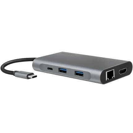 USB-C dok 8v1 HDMI/DP/RJ45/USB/USB-C 100W