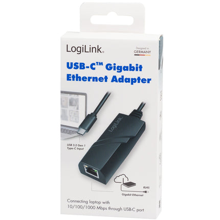 USB-C -> síťová zásuvka RJ45 Gigabit