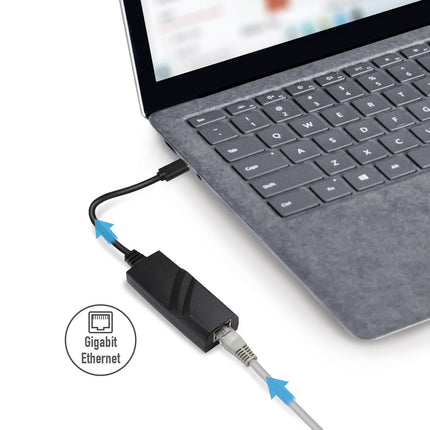 USB-C -> síťová zásuvka RJ45 Gigabit