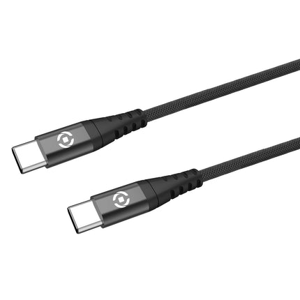 Kabel USB-C - USB-C nylonový USB-PD 60W 1m