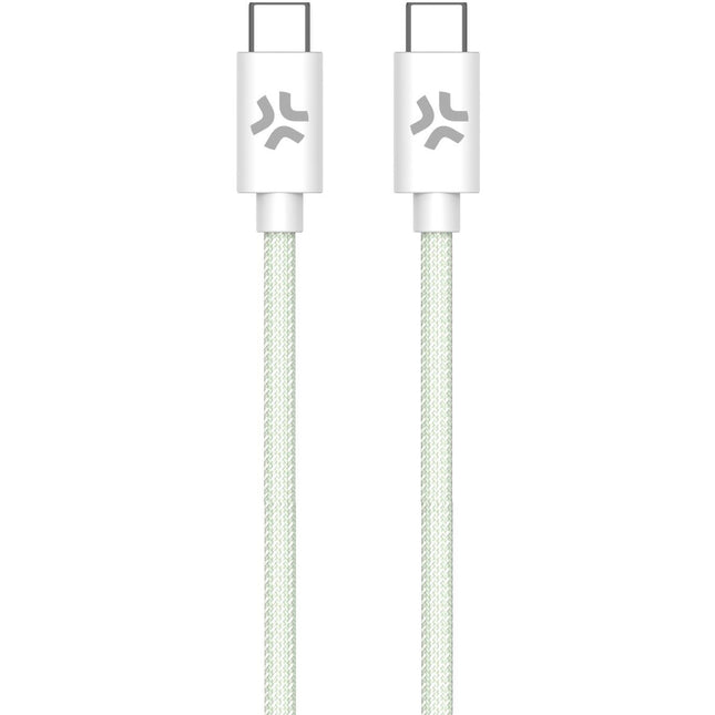Kabel USB-C - USB-C 60W 1.5 m, zelená