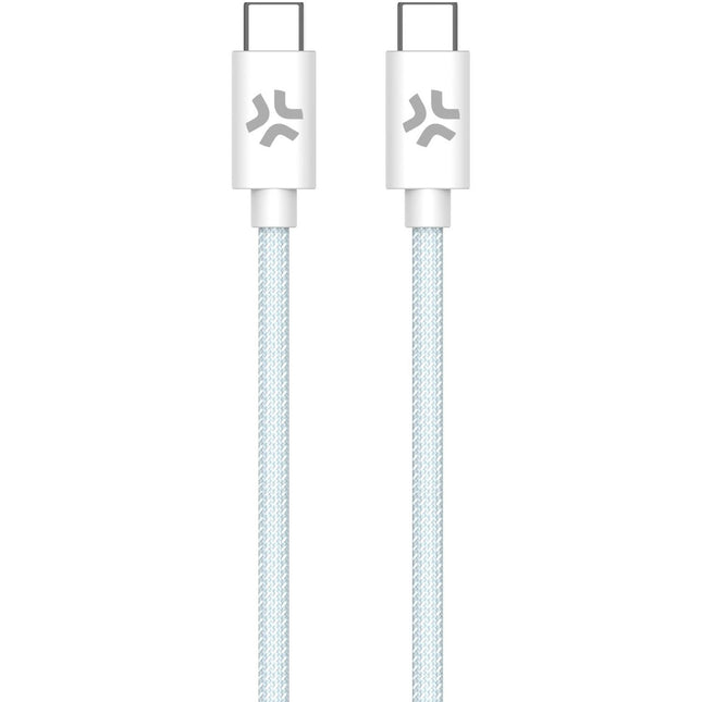 Kabel USB-C - USB-C 60W 1.5 m, světle modrá