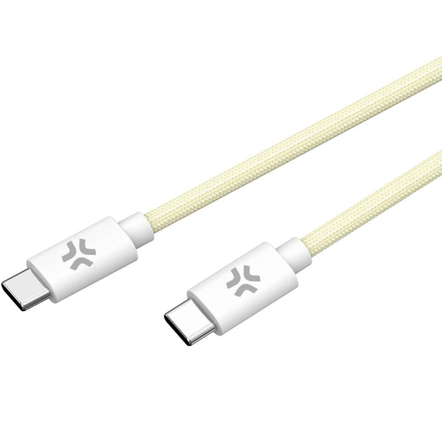 Kabel USB-C - USB-C 60W 1.5 m, žlutá