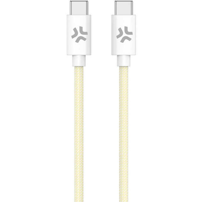 Kabel USB-C - USB-C 60W 1.5 m, žlutá