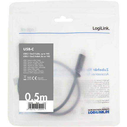 Kabel USB-C - USB-C USB 3.2 Gen2 4K/60Hz 100W 0.5m