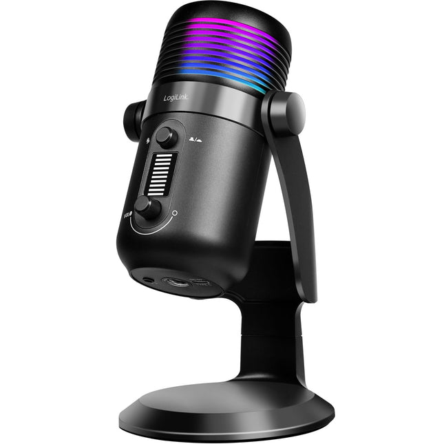 USB kardioidní mikrofon s RGB podsvícením, 192kHz/24-Bit