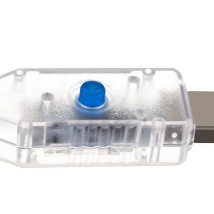 USB osvětlení na vánoční stromek - 300 LED drátky, studená bílá