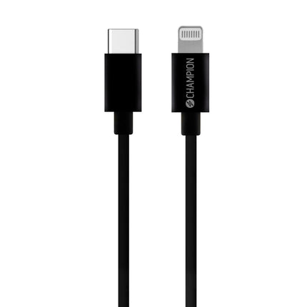Kabel USB-C na Lightning 1m, černá