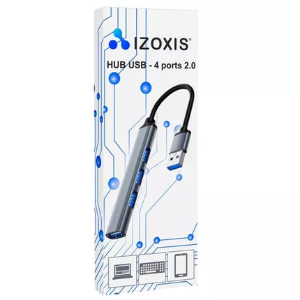 USB rozbočovač - 1 port 3.0 + 3 porty 2.0 Izoxis 23316